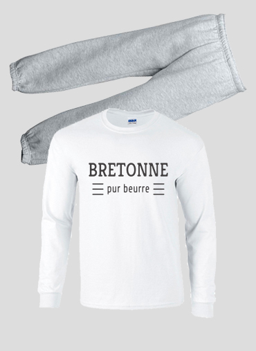 Pyjamas à motifs bretons
